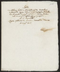 S. 012, perg. 0115 (Instrumentum venditionis, 1437 maggio 10)