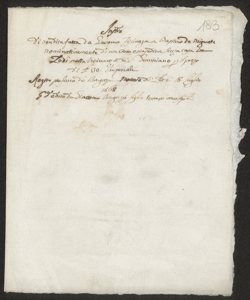 S. 012, perg. 0183 (Instrumentum venditionis, 1468 luglio 18)