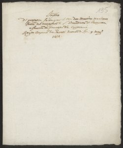 S. 012, perg. 0195 (Instrumentum protestationis, 1472 maggio 9)