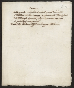 S. 012, perg. 0213 (Carta concessionis, 1484 giugno 25)