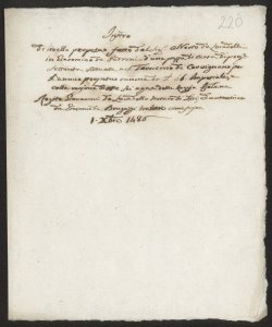 S. 012, perg. 0220 (Instrumentum ficti libellarii, 1486 dicembre 1)