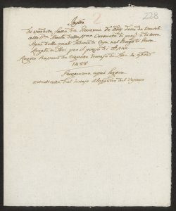 S. 012, perg. 0228 (Instrumentum venditionis, 1488 novembre 4)