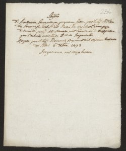 S. 012, perg. 0236 (Instrumentum ficti, 1493 dicembre 6)