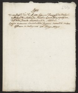 S. 012, perg. 0233 (Instrumentum confessionis dotalis, 1492 giugno 30)