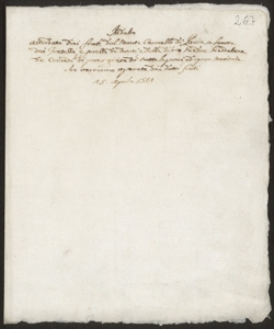 S. 012, perg. 0267 (Litterae patentes concessionis, 1512 aprile 25)