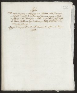 S. 012, perg. 0260 (Instrumentum conventionis, 1508 giugno 4)