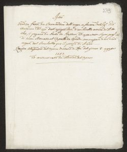 S. 012, perg. 0279 (Instrumentum venditionis, 1523 agosto 8)