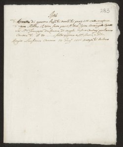 S. 012, perg. 0283 (Instrumentum investiturae libellariae, 1526 giugno 14)