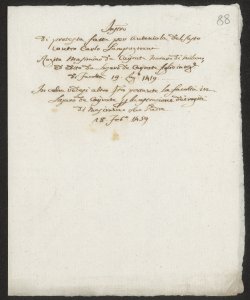 S. 012, perg. 0088.2 (Instrumentum concessionis, 1459 febbraio 28)