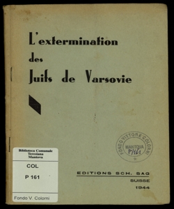 L'extermination des juifs de Varsovie