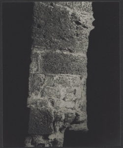 Spoleto - campanile del Duomo - muratura della scala