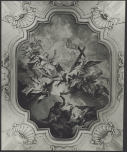 Affresco - Trionfo della Fede - Carlo Carloni - Lodi - Palazzo Vescovile - Sala Gialla