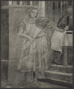 Affresco - Storie di S. Giovanni Battista - Banchetto di Erode - Giotto - Firenze - Chiesa di Santa Croce - Cappella Peruzzi