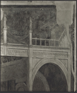 Affresco - Storie di S. Giovanni Battista - Banchetto di Erode - Giotto - Firenze - Chiesa di Santa Croce - Cappella Peruzzi