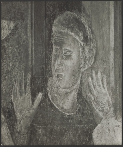Affresco - Storie di S. Giovanni Evangelista - Ascensione di S. Giovanni - Giotto - Firenze - Chiesa di Santa Croce - Cappella Peruzzi