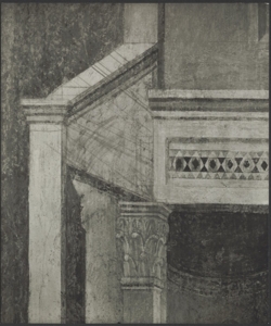 Affresco - Storie di S. Giovanni Evangelista - Ascensione di S. Giovanni - Giotto - Firenze - Chiesa di Santa Croce - Cappella Peruzzi