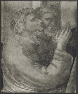 Affresco - Storie di S. Giovanni Evangelista - Resurrezione di Drusiana - Giotto - Firenze - Chiesa di Santa Croce - Cappella Peruzzi