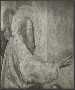 Affresco - Storie di S. Giovanni Evangelista - Resurrezione di Drusiana - Giotto - Firenze - Chiesa di Santa Croce - Cappella Peruzzi
