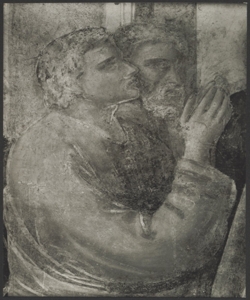 Affresco - Storie di S. Giovanni Evangelista - Resurrezione di Drusiana - Giotto - Firenze - Chiesa di Santa Croce - Cappella Peruzzi