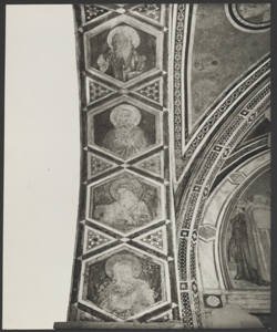 Affresco - Decorazioni di volta e sottarco di ingresso - Giotto - Firenze - Chiesa di Santa Croce - Cappella Peruzzi