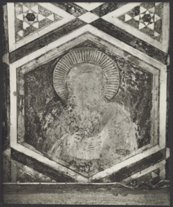 Affresco - Decorazioni del sottarco di ingresso - Giotto - Firenze - Chiesa di Santa Croce - Cappella Peruzzi