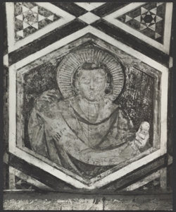 Affresco - Decorazioni del sottarco di ingresso - Giotto - Firenze - Chiesa di Santa Croce - Cappella Peruzzi