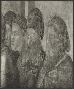 Affresco - Storie di S. Giovanni Evangelista - Resurrezione di Drusiana - Giotto - Firenze - Chiesa di Santa Croce - Cappella Peruzzi