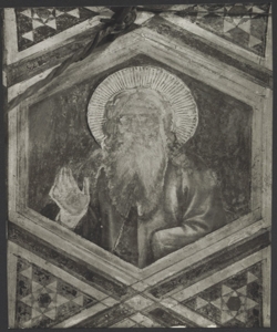 Affresco - Decorazioni del sottarco di ingresso - Giotto - Firenze - Chiesa di Santa Croce - Cappella Peruzzi