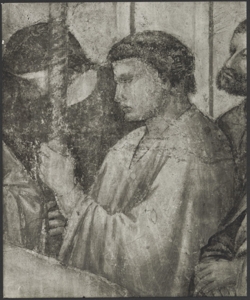 Affresco - Storie di S. Giovanni Evangelista - Resurrezione di Drusiana - Giotto - Firenze - Chiesa di Santa Croce - Cappella Peruzzi