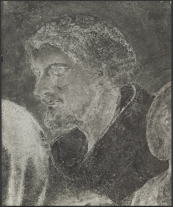 Affresco - Storie di S. Giovanni Battista - Imposizione del nome al Battista - Giotto - Firenze - Chiesa di Santa Croce - Cappella Peruzzi