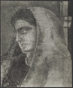 Affresco - Storie di S. Giovanni Battista - Annuncio a Zaccaria - Giotto - Firenze - Chiesa di Santa Croce - Cappella Peruzzi