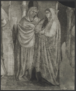 Affresco - Storie di S. Giovanni Battista - Annuncio a Zaccaria - Giotto - Firenze - Chiesa di Santa Croce - Cappella Peruzzi