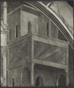 Affresco - Storie di S. Giovanni Battista - Annuncio a Zaccaria - Giotto - Firenze - Chiesa di Santa Croce - Cappella Peruzzi