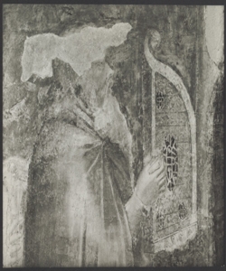 Affresco - Storie di S. Giovanni Battista - Annuncio a Zaccaria - Giotto - Firenze - Chiesa di Santa Croce - Cappella Peruzzi