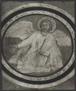 Affresco - Simbolo dell'Evangelista Matteo - Giotto - Firenze - Chiesa di Santa Croce - Cappella Peruzzi