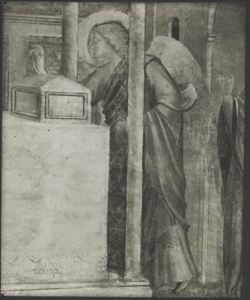 Affresco - Storie di S. Giovanni Battista - Annuncio a Zaccaria - Giotto - Firenze - Chiesa di Santa Croce - Cappella Peruzzi