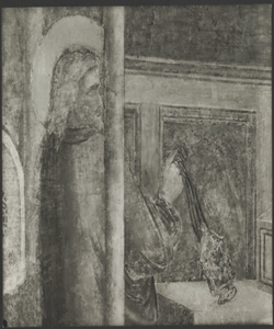 Affresco - Storie di S. Giovanni Battista - Annuncio a Zaccaria - Giotto - Firenze - Chiesa di Santa Croce - Cappella Peruzzi