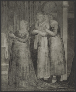 Affresco - Storie di S. Giovanni Battista - Banchetto di Erode - Giotto - Firenze - Chiesa di Santa Croce - Cappella Peruzzi
