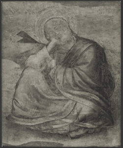 Affresco - Storie di S. Giovanni Evangelista - Visione a Patmos - Giotto - Firenze - Chiesa di Santa Croce - Cappella Peruzzi