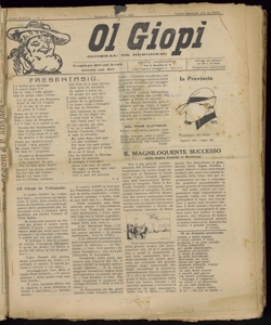 Ol Giopi : giornal de Berghem
